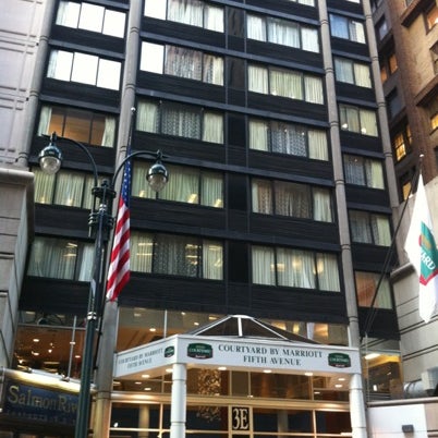 Photo taken at Courtyard by Marriott New York Manhattan/Fifth Avenue by Rafik F. on 8/2/2012