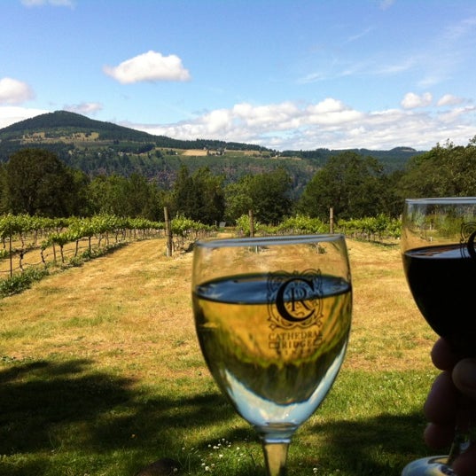 Photo taken at Cathedral Ridge Winery by Lynn H. on 7/1/2012