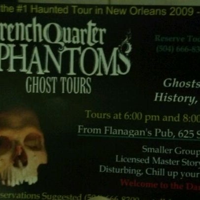 Foto tomada en French Quarter Phantoms Ghost Tour  por william l. el 1/16/2012