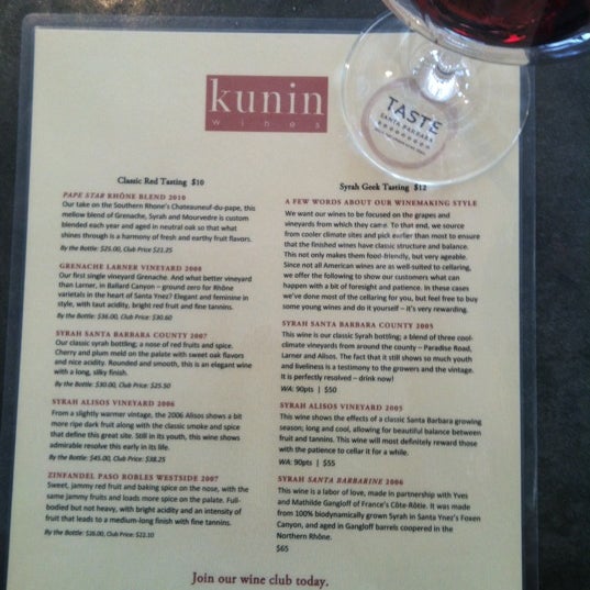 Foto diambil di Kunin Wines Tasting Room oleh barrett g. pada 8/25/2012