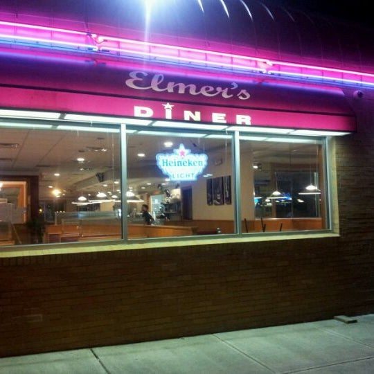 Photo taken at Elmer&#39;s Diner by Geoff F. on 2/10/2012