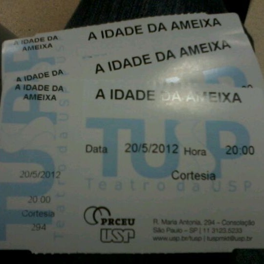 5/20/2012にAmanda A.がTeatro da Universidade de São Paulo (TUSP)で撮った写真