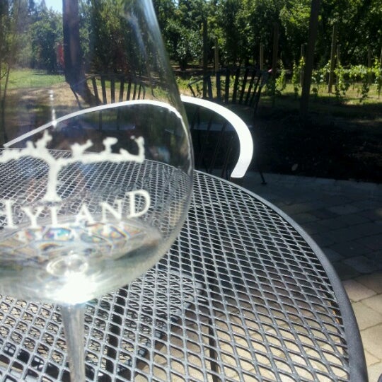 Photo taken at Hyland Estates Winery by Rachel on 8/2/2012