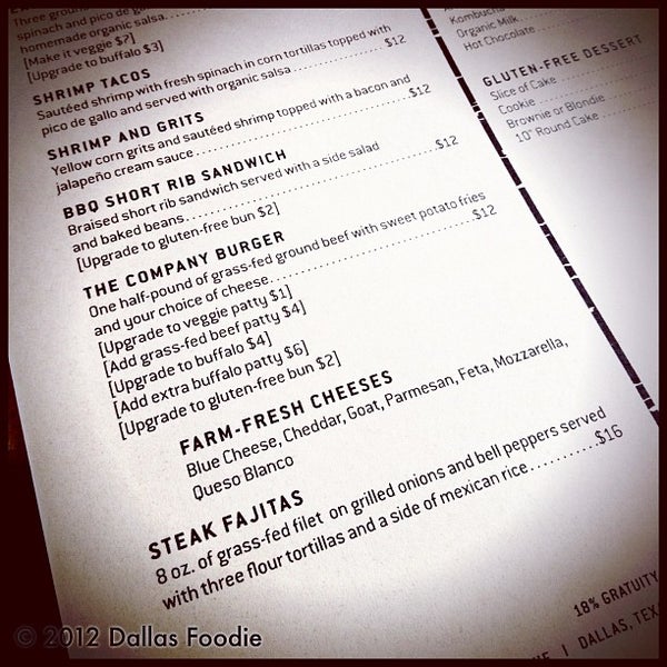 6/13/2012 tarihinde Dallas Foodie (.ziyaretçi tarafından Company Cafe'de çekilen fotoğraf