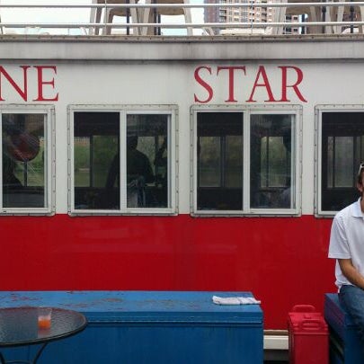 Photo taken at Lone Star Riverboat by Corentin C. on 3/11/2012