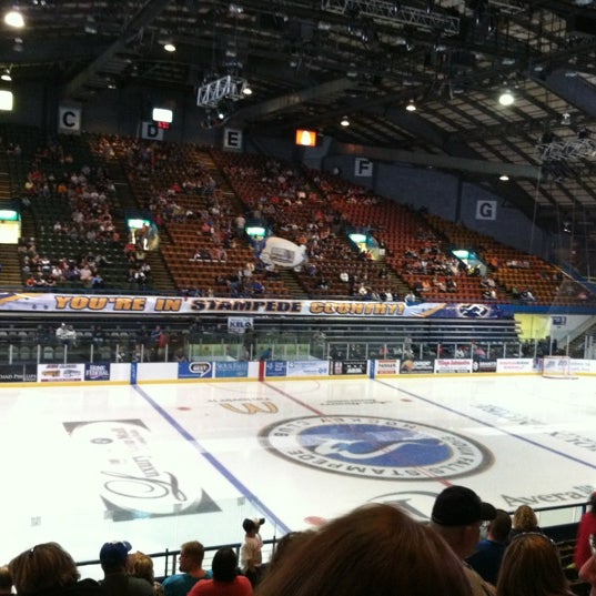 Photo taken at Sioux Falls Arena by Bridget G. on 3/31/2012