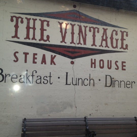 Photo taken at The Vintage Steakhouse by Scot M. on 7/1/2012