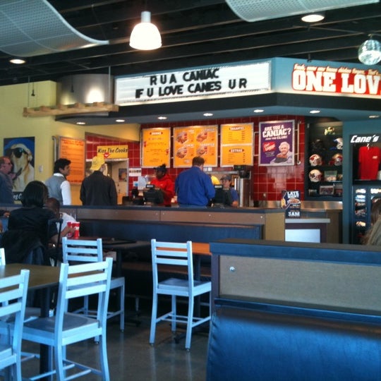 Photo taken at Raising Cane&#39;s Chicken Fingers by Terrence C. on 2/7/2011