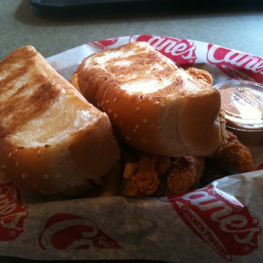 Photo taken at Raising Cane&#39;s Chicken Fingers by Bekah M. on 3/26/2011