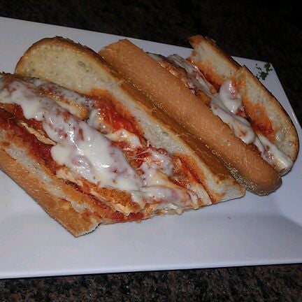 The chicken parm is to die for