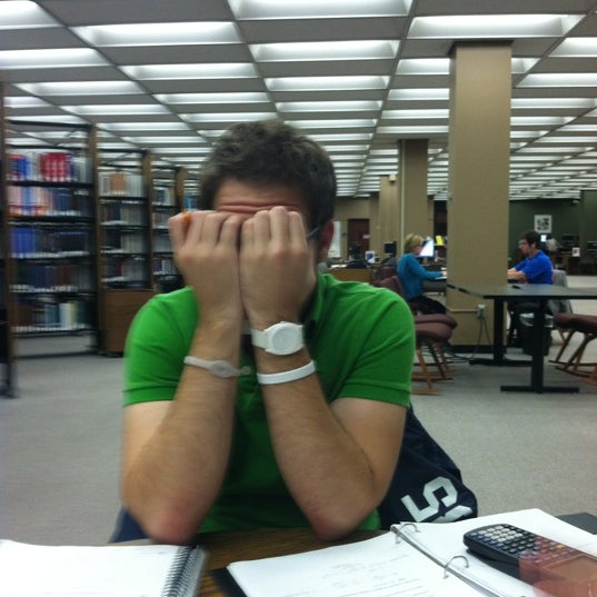 Photo taken at Roesch Library by Katlyn L. on 11/10/2011