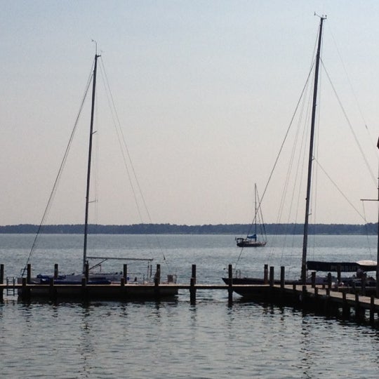 Photo taken at Fishing Bay Yacht Club by Copeland C. on 8/31/2012