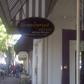 Photo taken at Thumbprint Cellars Tasting Room &amp; Art Gallery by Rhonda B. on 10/11/2011