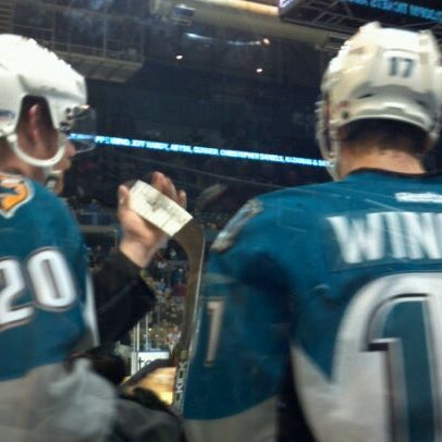 Photo taken at Worcester Sharks by Tina T. on 11/27/2011