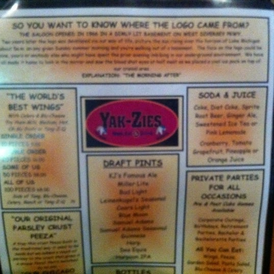 Photo taken at Yak-Zies Bar-Grill by @steveGOgreen on 2/19/2012
