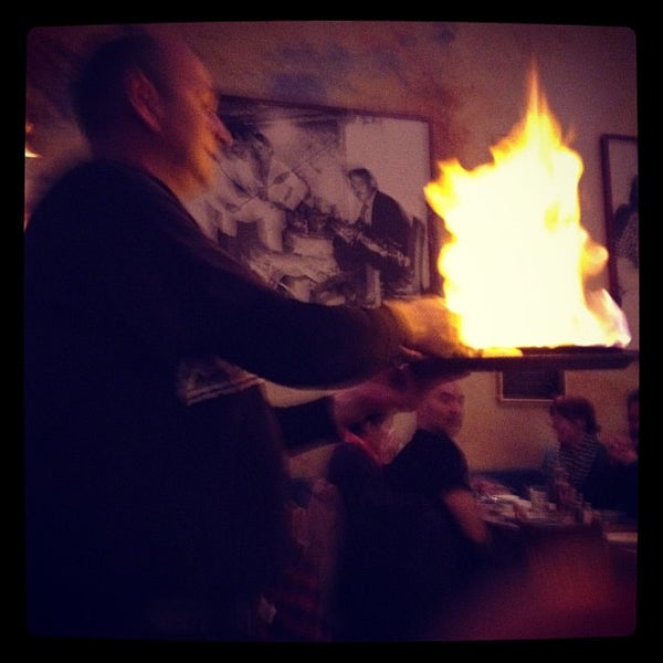 Photo taken at Uncle Nick&#39;s Greek Restaurant on 8th Ave by Megan C. on 3/12/2012