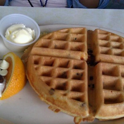 Photo taken at The Waffle Spot by My W. on 11/11/2011