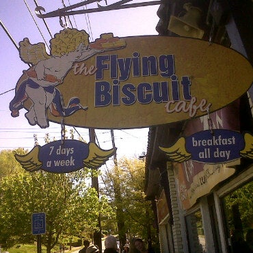 Photo taken at The Flying Biscuit Cafe by Sheldon on 4/3/2011