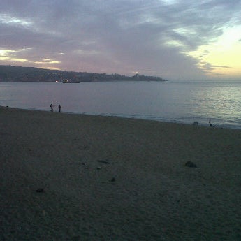Photo taken at Playa Caleta Portales by enrique o. on 10/17/2011