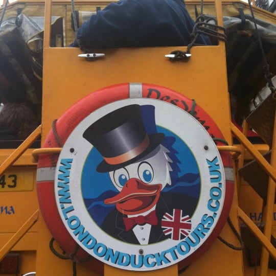 Photo taken at London Duck Tours by Mark W. on 8/18/2011