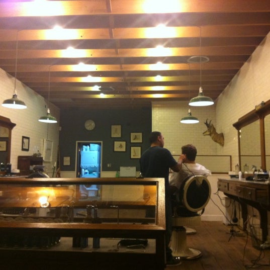 Photo taken at Baxter Finley Barber &amp; Shop by Craig Y. on 2/26/2012