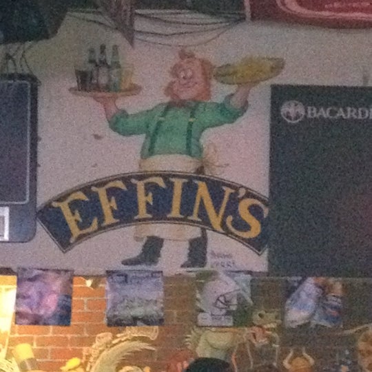 Photo taken at Effins Pub &amp; Grill by Justin C. on 2/16/2012