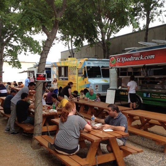 Photo taken at Fort Worth Food Park by Robert M. on 5/6/2012