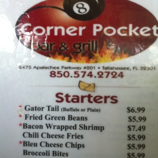 Corner Pocket Bar & Grill Tallahassee, FL