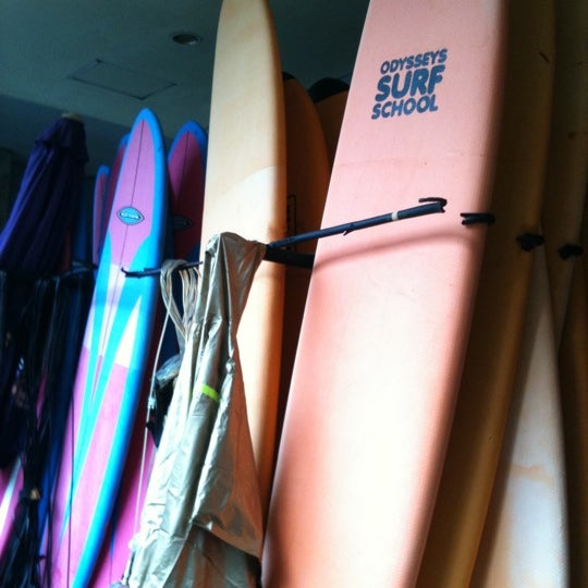 2/9/2012 tarihinde Yuki P.ziyaretçi tarafından Odysseys Surf School'de çekilen fotoğraf
