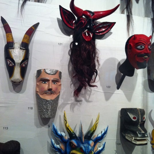 Fantastic exhibit of masks going on now