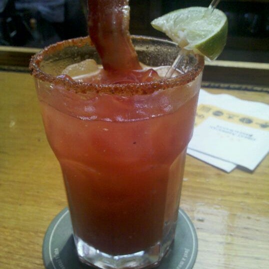 Try the bacon bloody mary for sat/sun brunch.