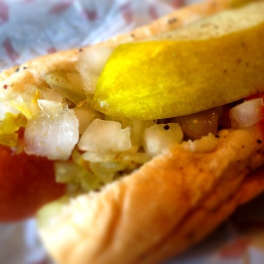 Photo taken at Fratellos Hot Dogs by Rick B. on 11/4/2011