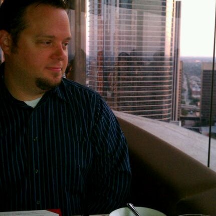 Photo taken at Spindletop Restaurant at Hyatt Regency Houston by Eugene A. on 9/1/2011