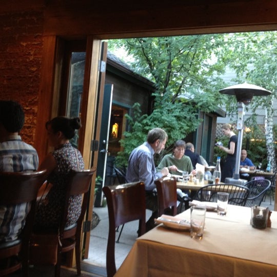 Photo taken at Brix Restaurant and Wine Bar by Tina B. on 6/27/2012