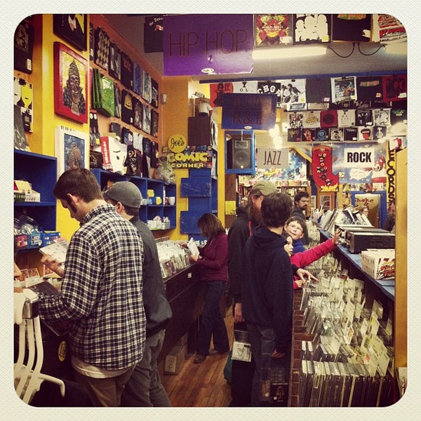Photo taken at Shake It Records by Pam S. on 4/21/2012