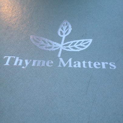 7/26/2012 tarihinde Franco M.ziyaretçi tarafından Thyme Matters'de çekilen fotoğraf
