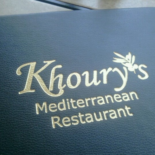 Foto diambil di Khoury&#39;s Mediterranean Restaurant oleh Nina K. pada 6/21/2012