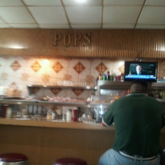 Photo taken at Pop&#39;s Diner by Sharon C. on 7/10/2012