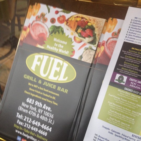Photo taken at Fuel Grill &amp; Juice Bar by Justin L. on 3/31/2012
