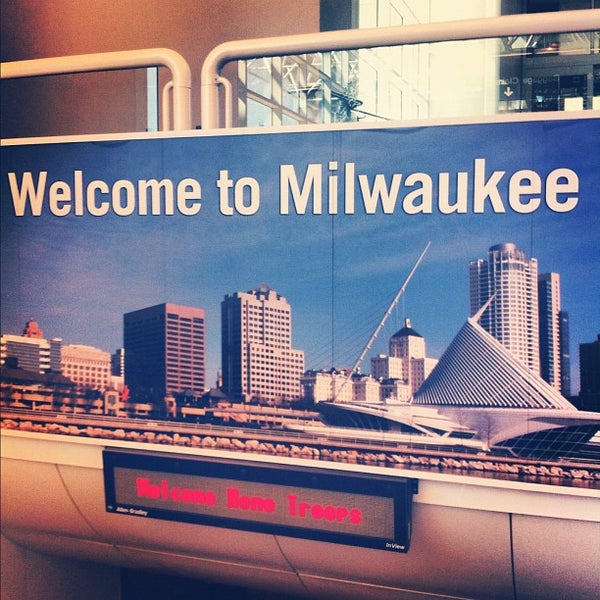 Photo taken at Milwaukee Mitchell International Airport (MKE) by Oren A. on 4/6/2012