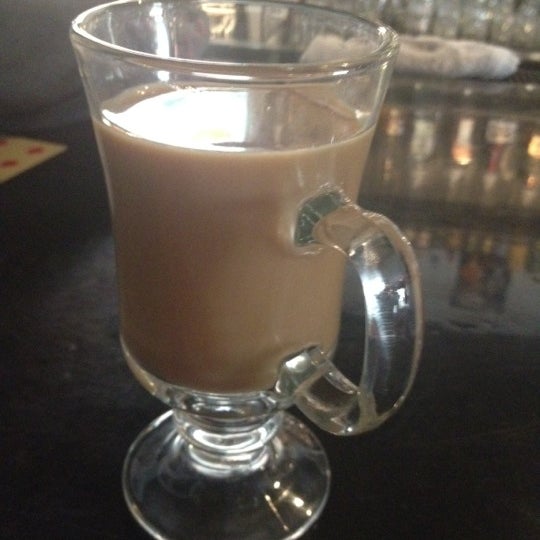 Now serving Irish Coffee. Only $5