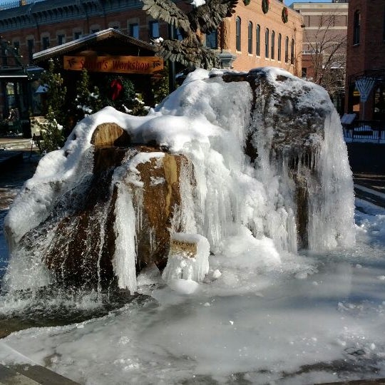 Photo taken at Old Town Square by Brent L. on 12/23/2011
