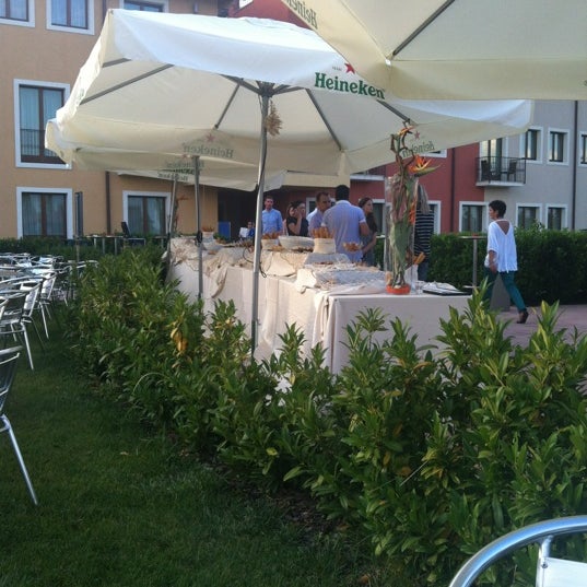 Photo taken at Hotel Parchi del Garda by Evelina P. on 7/6/2012