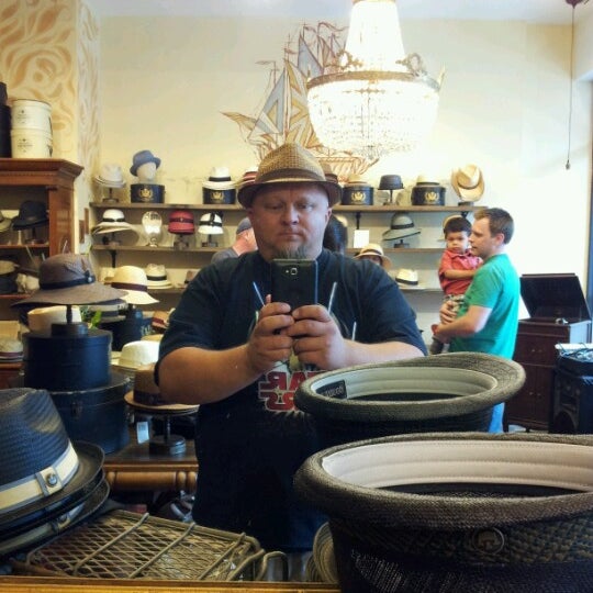 Photo taken at Goorin Bros. Hat Shop - Wicker Park by Ryan F. on 7/13/2012