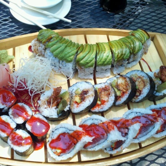 Photo taken at Teak Thai Cuisine &amp; Sushi Bar by C B. on 6/13/2012