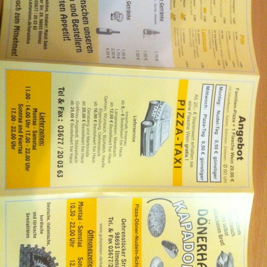 Kapadokya Donerhaus Ilmenau Thuringen