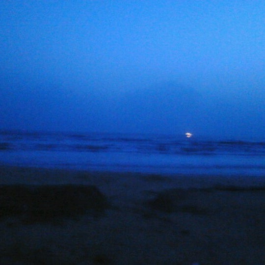 Photo taken at Panambur Beach by Dhaval K. on 6/11/2012