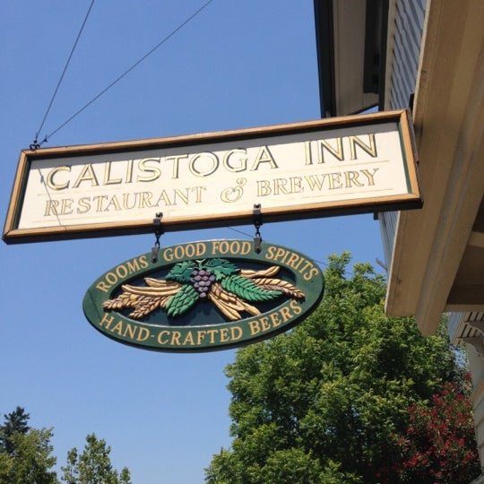 Photo taken at Calistoga Inn Restaurant &amp; Brewery by Michael G. on 7/12/2012