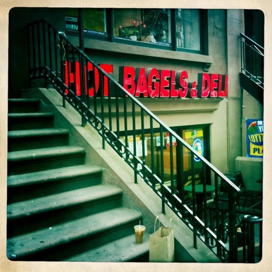 Photo taken at Montague Street Bagels by Todd S. on 5/8/2011