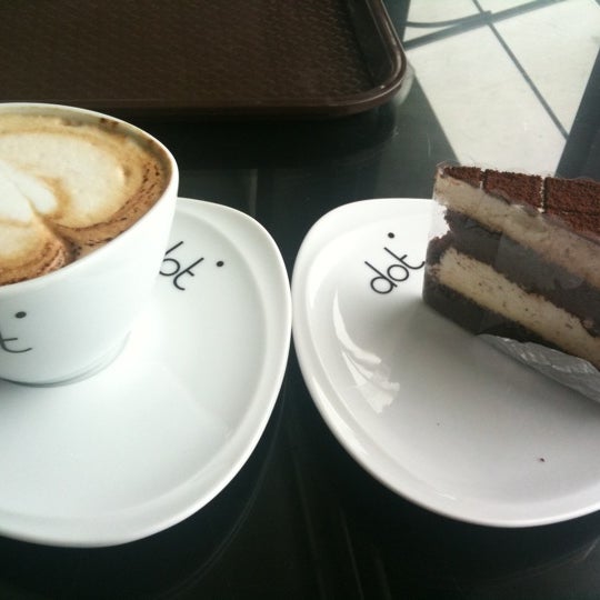 Hot latte is fine, tiramisu is also yummy. Thanks to the below tip for free wifi :)